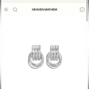 Mini knot silver earrings. Accidentally ordered two pairs. In perfect condition